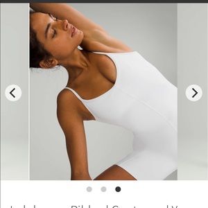 Lululemon Ribbed Contoured Yoga Unitard 6" Length